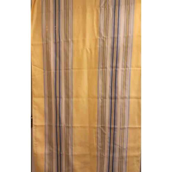 SHOWER CURTAIN-Yellow-Blue-Cushion or Pillow Material-78"x72" - Picture 1 of 7